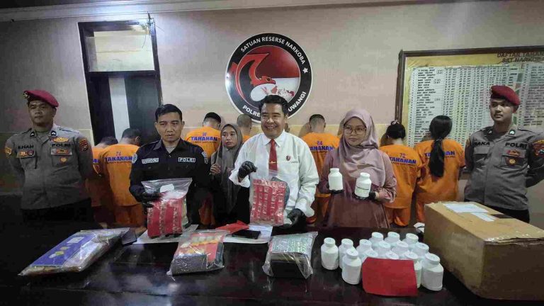 Semangat Sumpah Pemuda Polresta Banyuwangi Komitmen Berantas Narkoba : Ungkap 22 Kasus Amankan 25 Tersangka