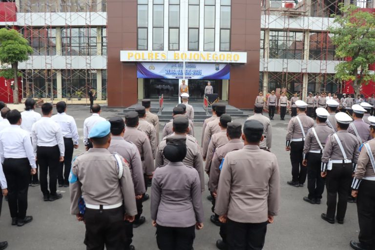 Polres Bojonegoro Sasar 7 Prioritas Pelanggaran di Operasi Zebra Semeru 2025