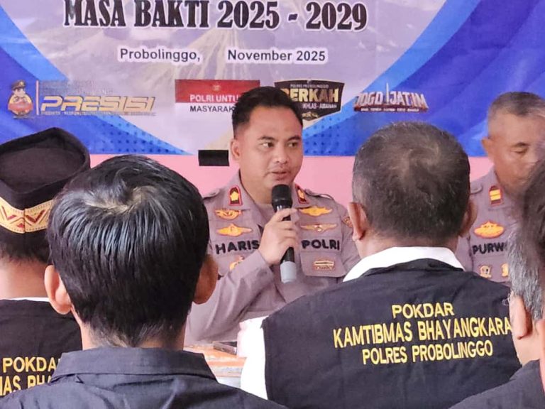 Polres Probolinggo Kukuhkan Pokdar Kamtibmas