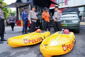 Polres Bojonegoro Gelar Apel Siaga Hadapi Ancaman Bencana Hidrometeorologi
