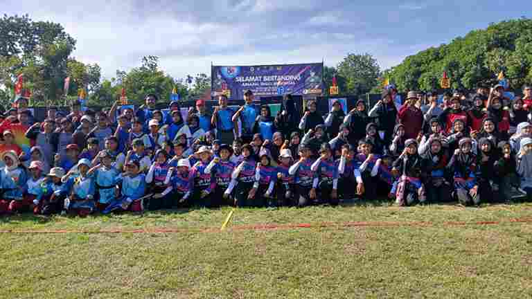 Polsek Sukosari bersinergi dengan KONI membuka kejuaraan panahan dalam rangka hut ke-80 korps brimob polri “brimob polri untuk masyarakat”